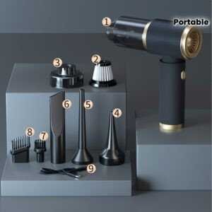 3-in-1 Wireless Handheld Vacuum Cleaner: Portable Powerhouse for Suction, Blowing, and Pumping