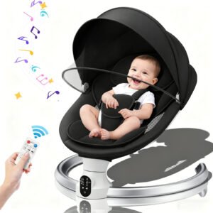 Wireless Smart Electric Baby Bouncer (Soft Padded)