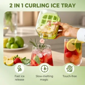 🧊 2-in-1 Ice Maker & Water Bottle (500mL / 800mL) 💧